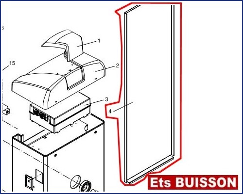 BENINCA EVA7 (2/2) - Porte N°4 Réf 9686441